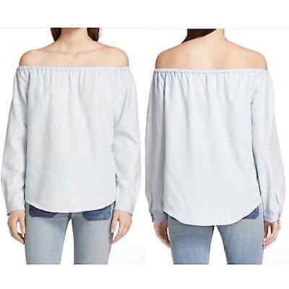 Rag & Bone Soft Blue Cotton Top S - Picture 1 of 10